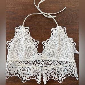 Forever 21 White Lace Camisole